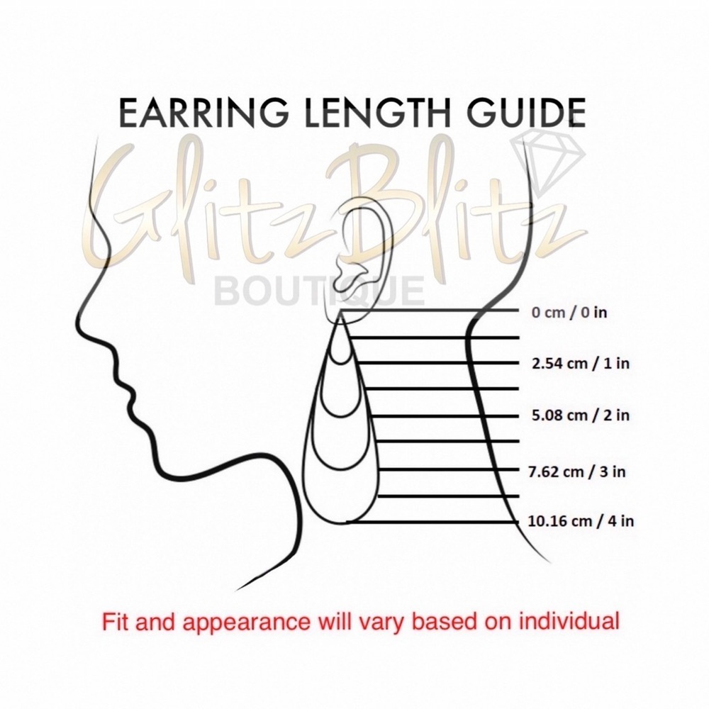Any 4/$25! Gold Emerald Green Statement Earrings - Picture 7 of 8
